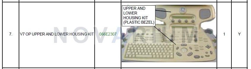 GE 066E2307 - Operation Panel Upper and Lower Housing Kit.jpg