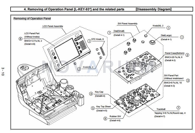 Aloka L-KEY-93K - LCD Panel Assy, L-KEY-93J,  L-KEY-93H.jpg