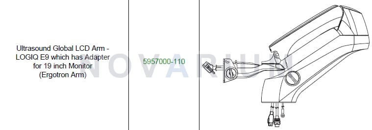 GE 5957000-110 - LCD Arm with Cable.png