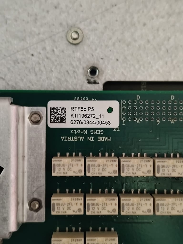 GE KTI196272 - Front End Board RTF5c.P5.jpeg