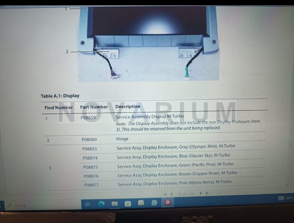Sonosite P08659 - Service Assy Display with 15- LCD Panel, NL6448BC33-63D (1).jpg