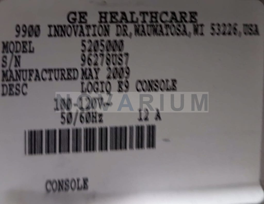 GE 5207000-43 - Operator Panel Assembly, Upper Label.jpeg